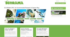 Desktop Screenshot of ecorama.org