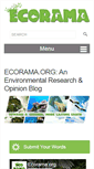 Mobile Screenshot of ecorama.org