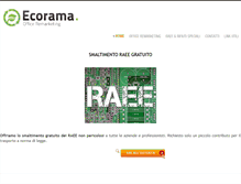 Tablet Screenshot of ecorama.it